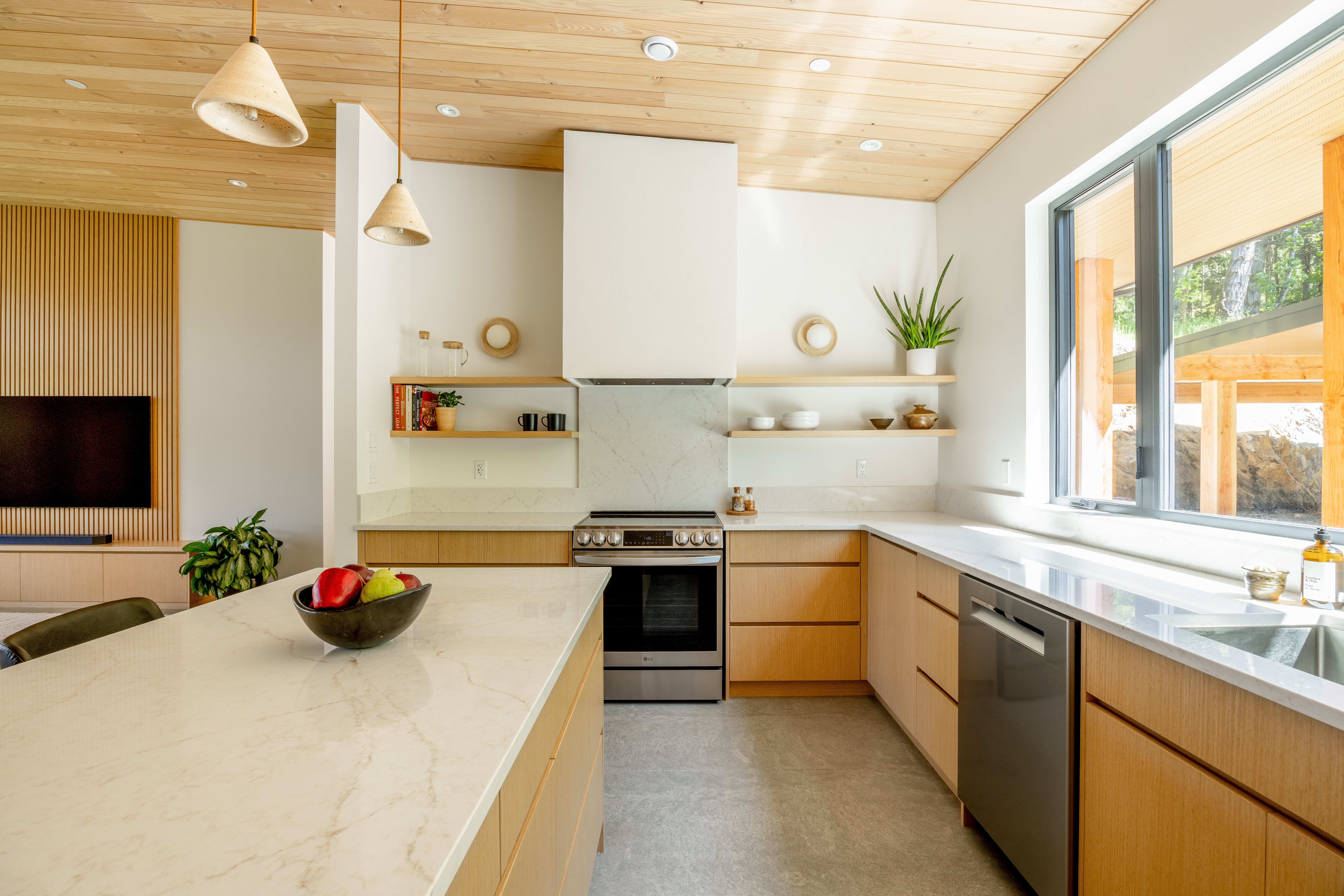 Integrated open concept west coast modern