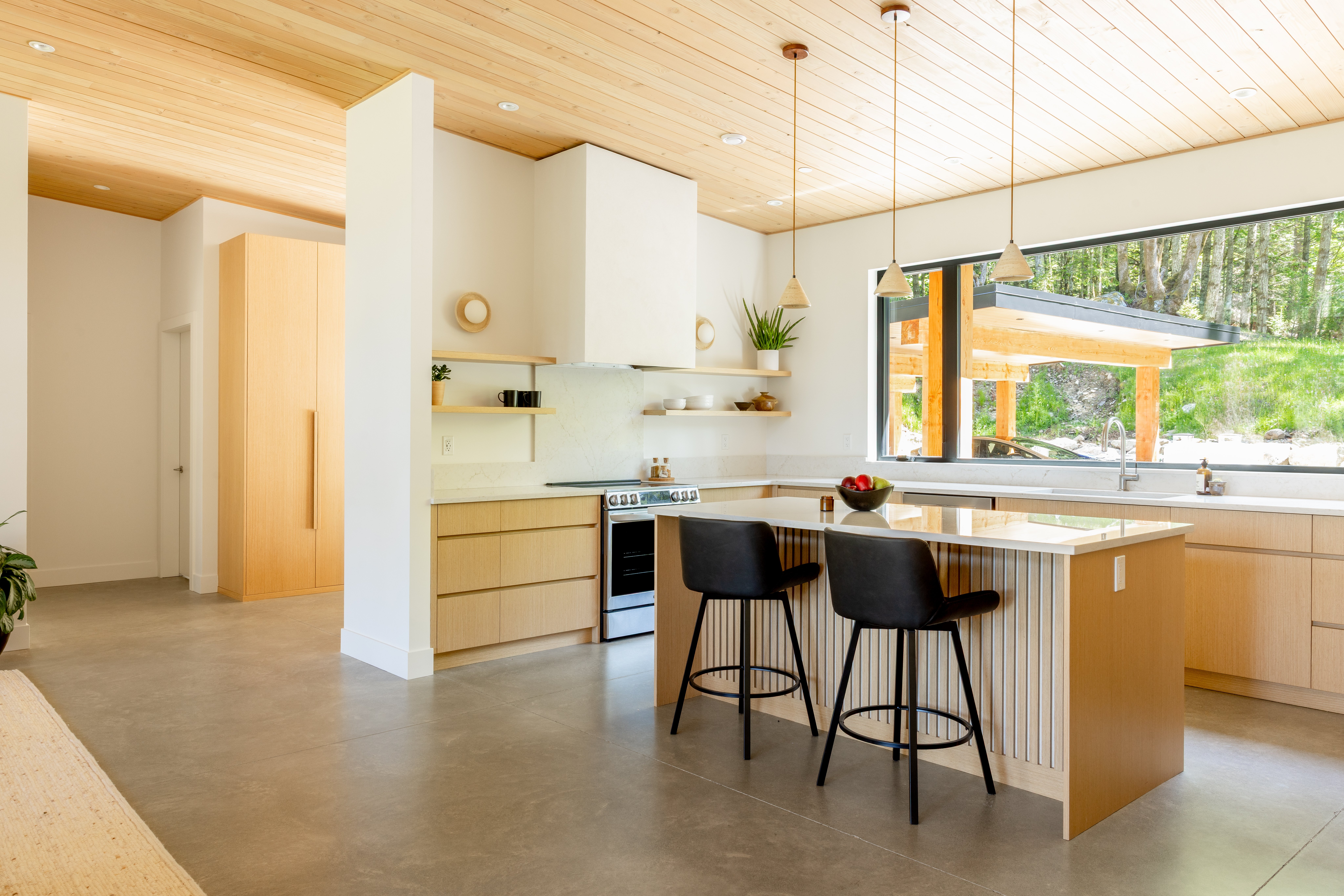 modern scandi kitchen in victoria bc