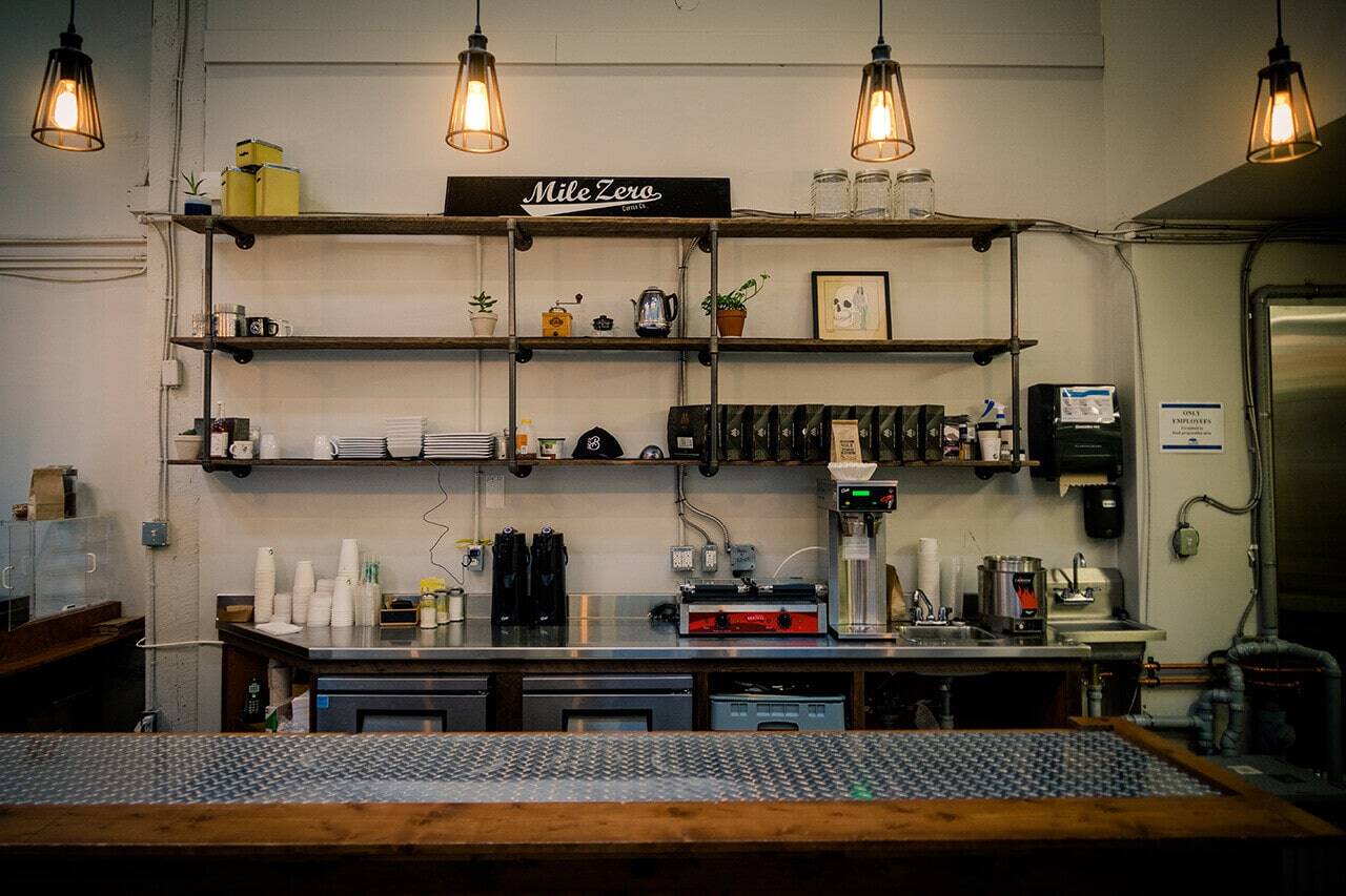 Commercial Renovation of Coffee Shop Victoria BC