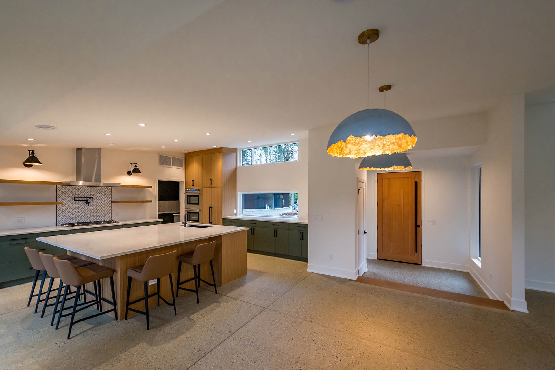 View into the Kitchen & Dining Areas