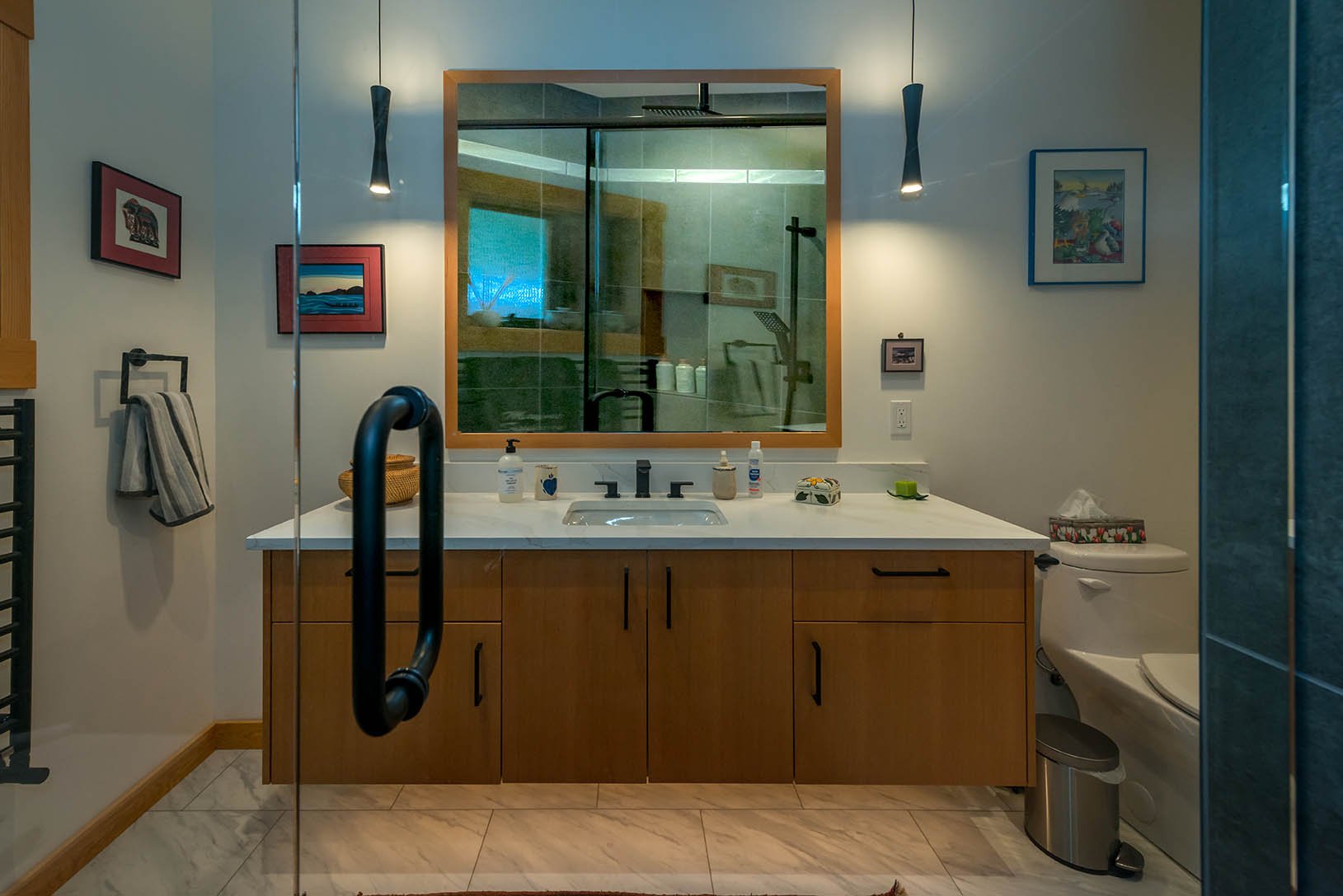 Large Vanity with Mirror