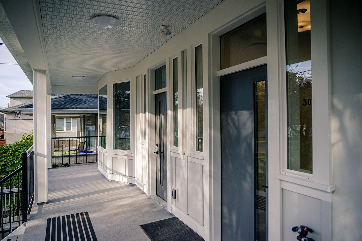 Victoria BC Multi-Unit Building Front Porch