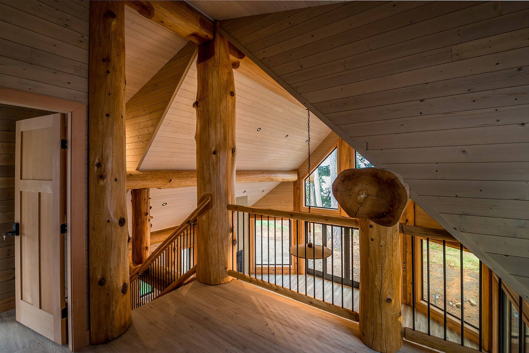 View from Second Story in Custom Home