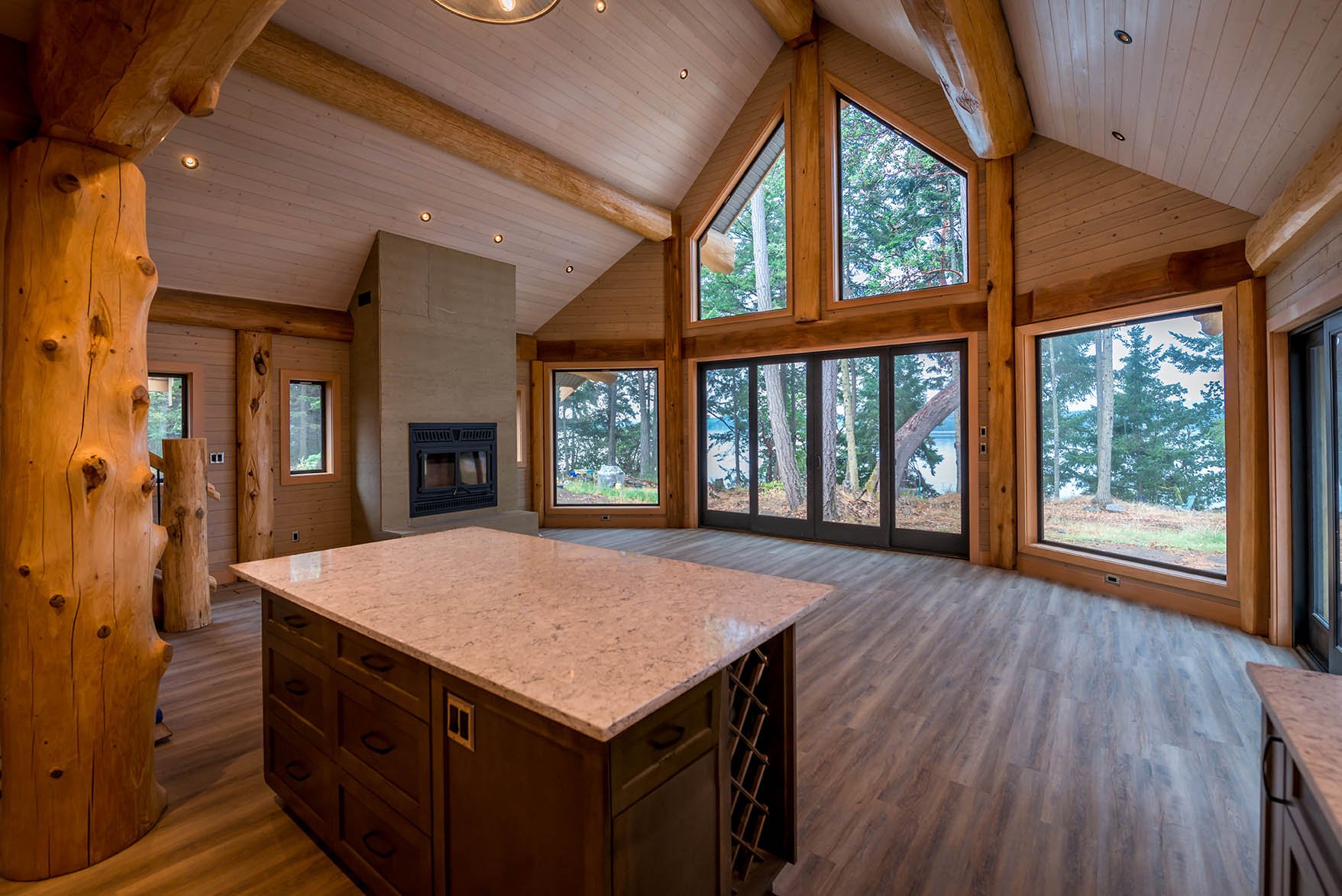 Gulf Islands Custom Home Interior