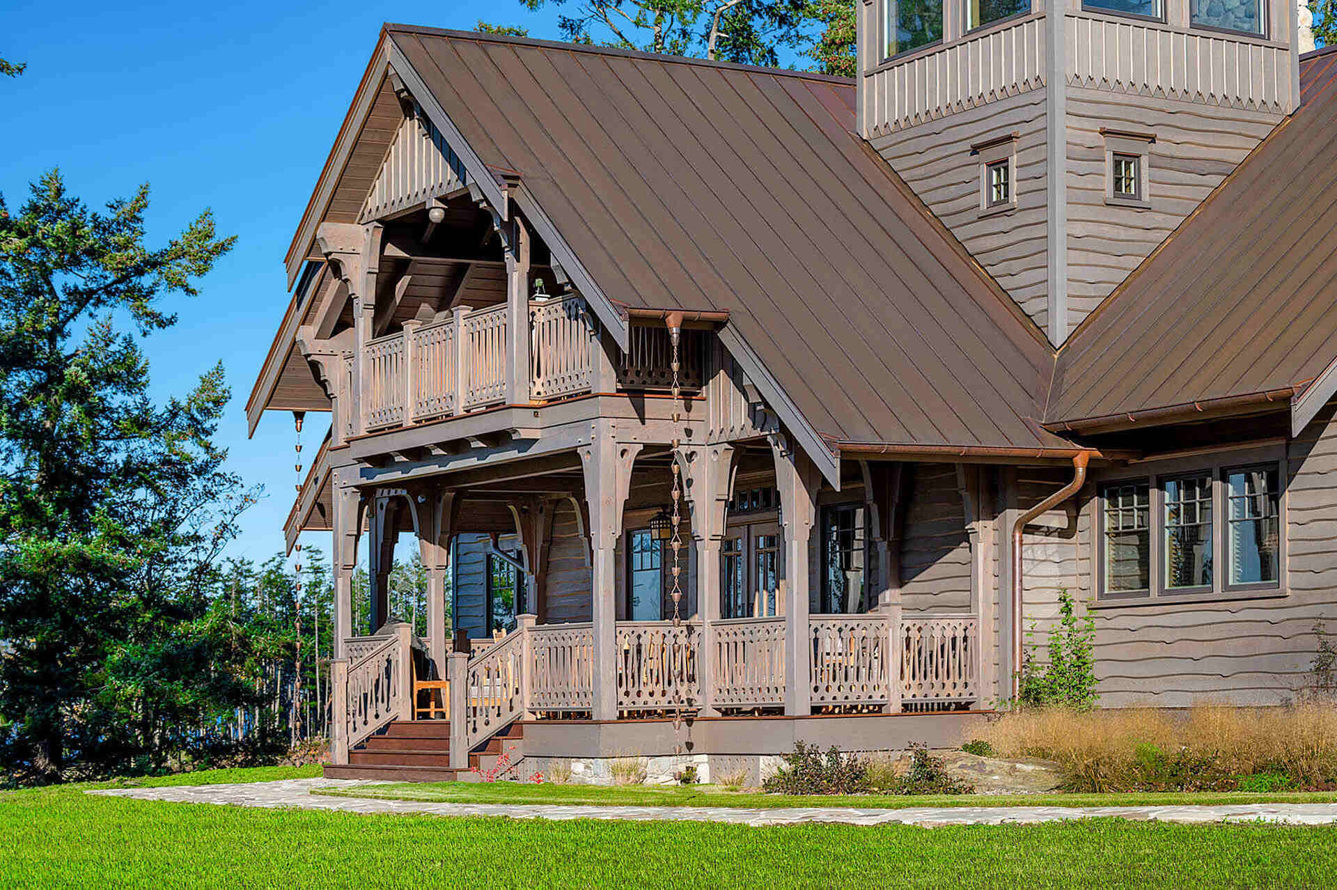 Moresby Island Custom Log Cabin