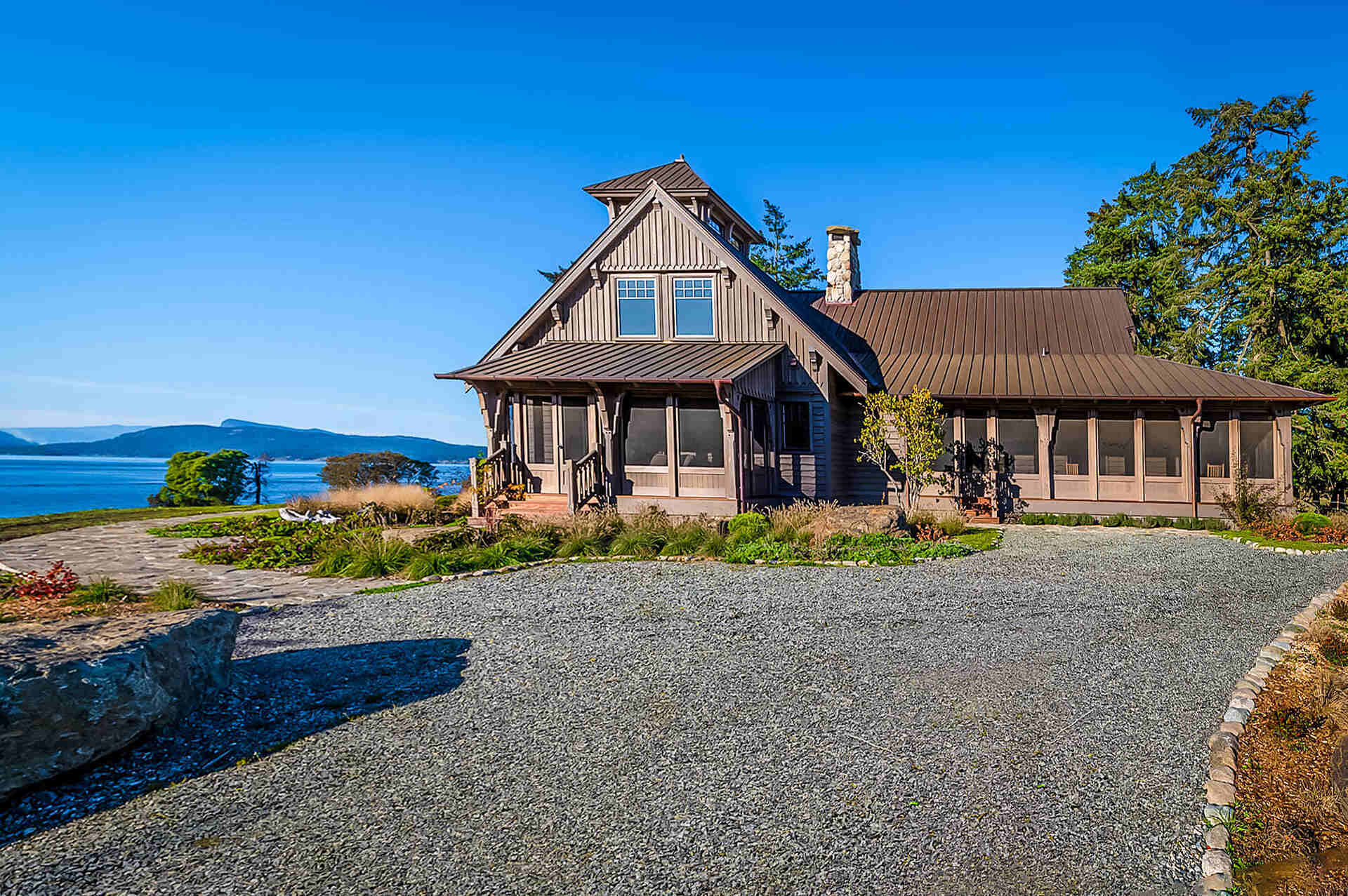 Southern Gulf Islands BC Custom Home