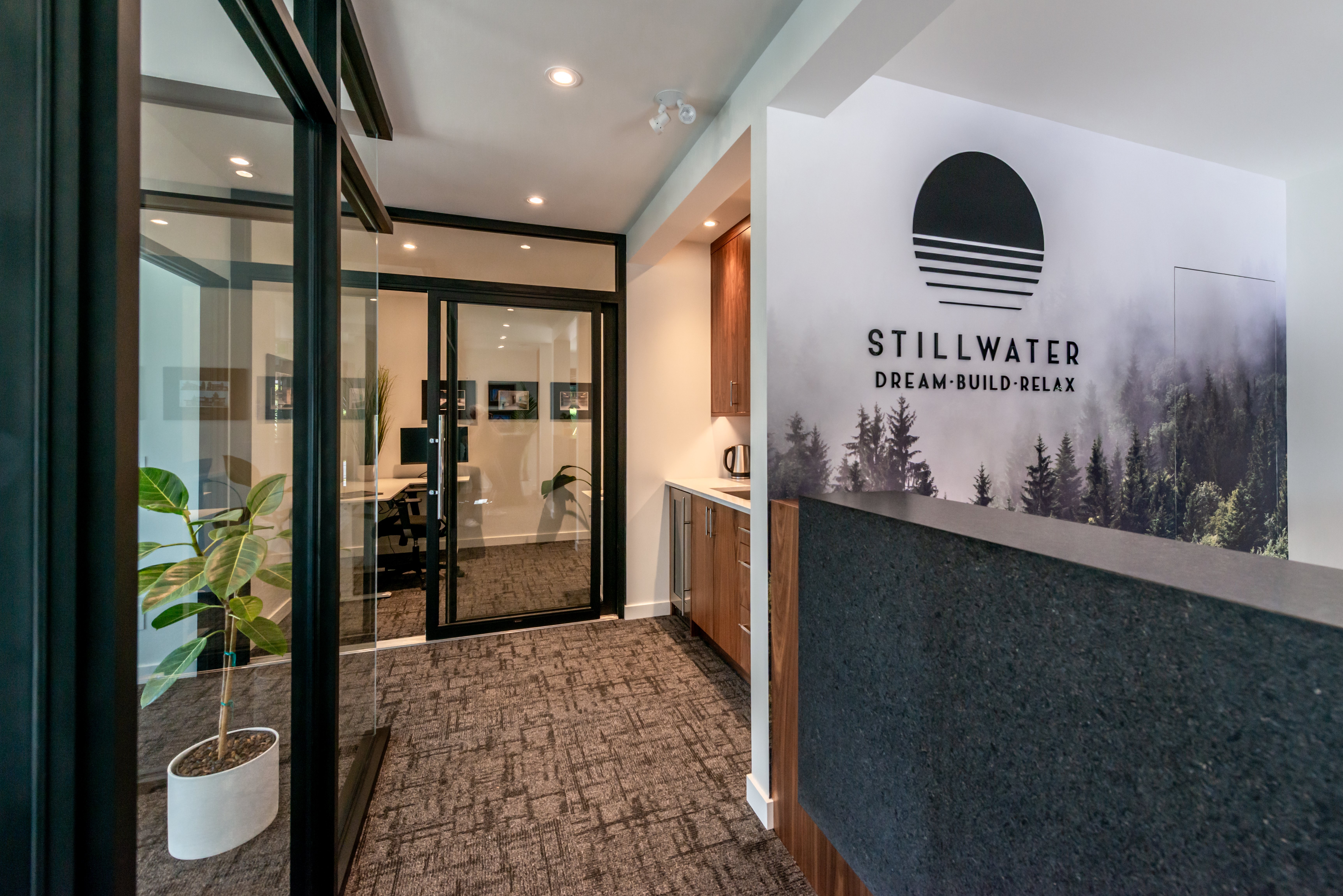 Stillwater Modern Office Hallway